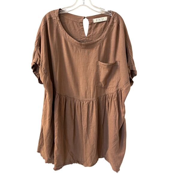 Free People Brown Blouse - Picture 1 of 9
